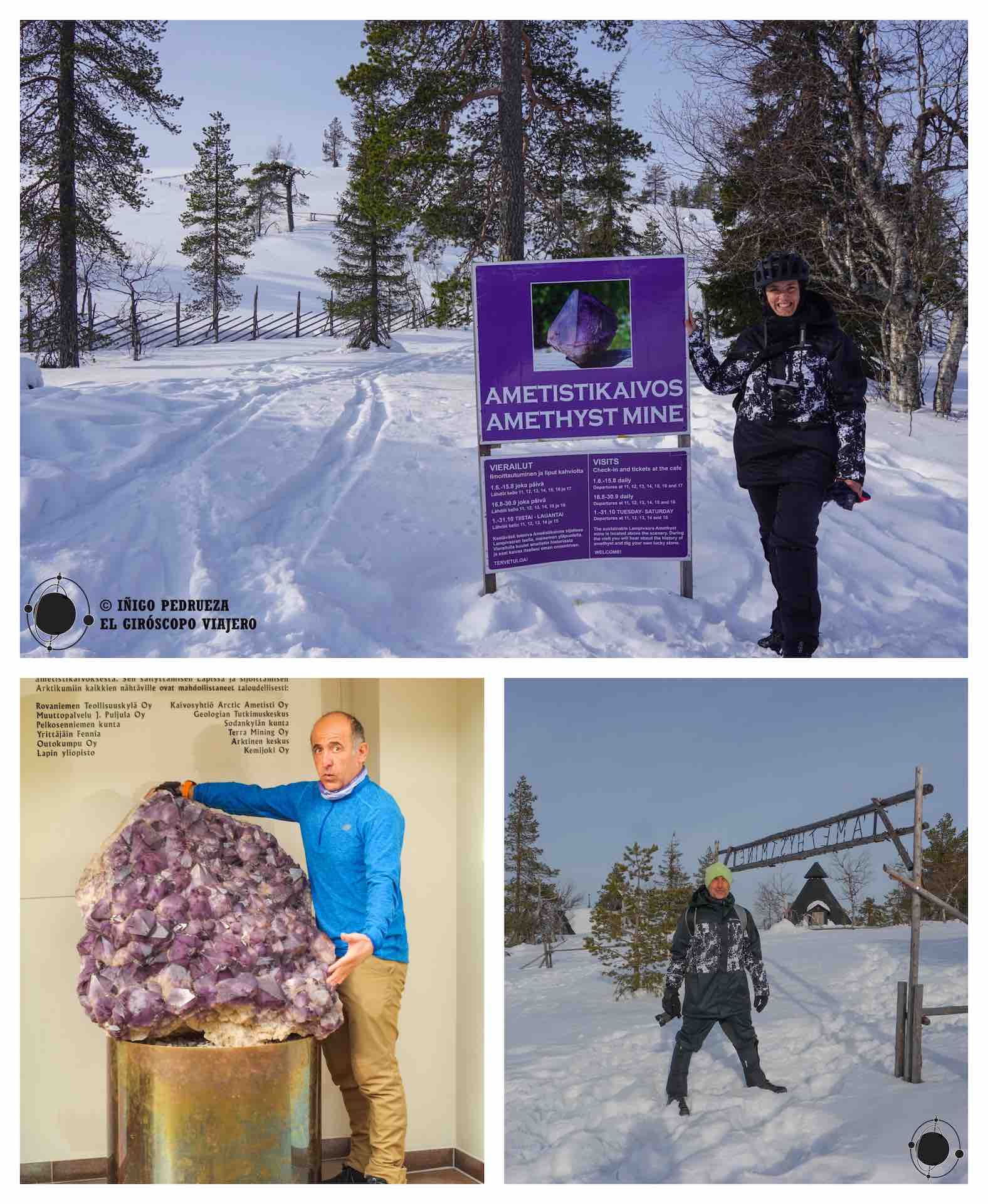 Mina de amatista de Lampivaara - Luosto - Guía de Turismo de Finlandia